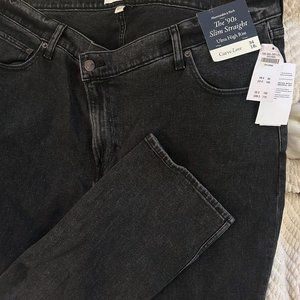 Abercrombie 90s Slim Straight Jeans Ultra High Rise (US Women's Size 34/18) NWT